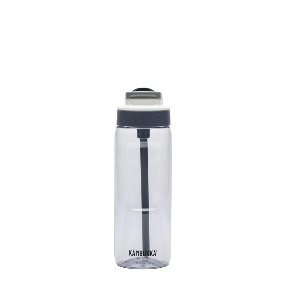 Kambukka Lagoon 750ml / 25oz Plastic Water Bottle with Straw - Leak-proof, Dirt & Odour Resistant, Dishwasher Safe - Shockproof and Durable Drinking Bottle - Clear — image 1