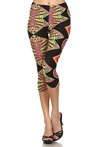 E4u elegant4u junior s printed tribal sunrise capri leg…