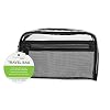 Travel Smart by Conair Sundry/Cosmetic Bag, Clear w/Mesh Pocket