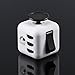 Focus Cube, Magicfly Fidget Cube For Anxiety Stress Relief Attention Focus Cube Toy For Adult Gift ADHD, White+black button