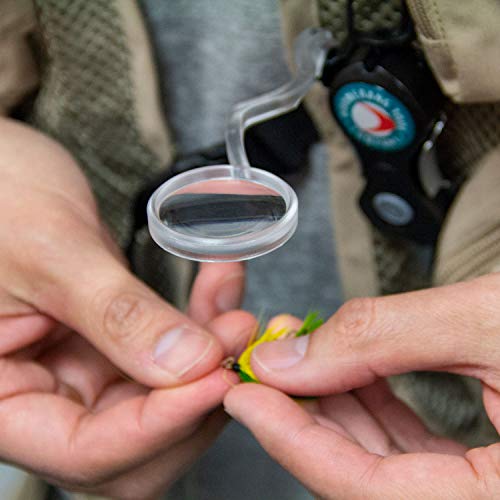 Boomerang Tool Company Cheater SNIP Fishing Line Cutter with U/V LED Light, Magnifying Glass and Stainless Steel Blades That Cut Braid Clean and Smooth Everytime! (Black) - Thumbnail 2