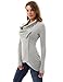 PattyBourik Women's High-low Hem Pullover Blouse
