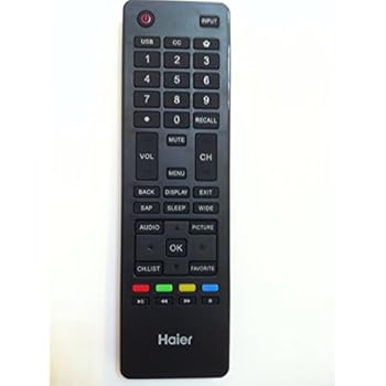 ALLIMITY HTR-A18E HTRA18E Telecomando Sostituisci per Haier LED HD TV LE22M600CF LE24M600CF LE28F6000T LE29G690C LE32B7000C LE32B7000S LE32F9000C LE32K5000T LE32M600C LE39M600CF
