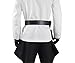 Fancycosplay Mens Imperial Officer Uniform Waist Belt Cosplay Costume Waistband (L, Black)