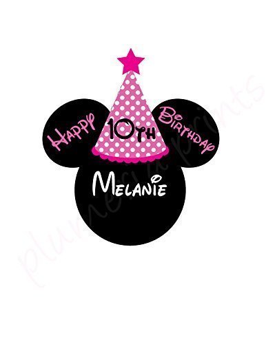 Amazon Com Handmade Disney Inspired Birthday Hat Mouse Head