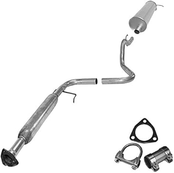 Amazon Com Muffler Exhaust Pipe System Kit Fits 2003 2004 Saturn Ion 2 2 Automotive