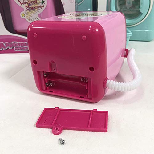 Makeup Brush Cleaner Device Automatic Cleaning Washing Machine Mini Toy Girls Toy Educational Doll House Accessories (A)