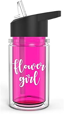 flower girl water bottle