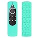 Fintie Silicone Case for Fire TV 4K / 2nd Gen Fire TV Stick / Fire TV Cube Voice Remote, Compatible with Echo / Echo Dot Alexa Voice Remote - Honey Comb Series [Anti Slip] Shock Proof Cover, Turquoise