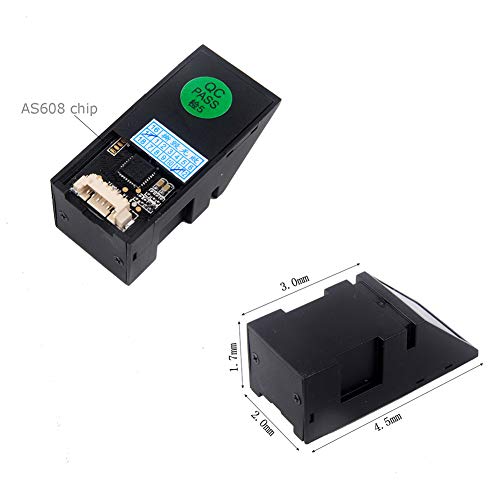 Wishiot Optical Fingerprint Reader Sensor Module Door Lock Access Control Red Light for Arduino Mega2560 UNO R3