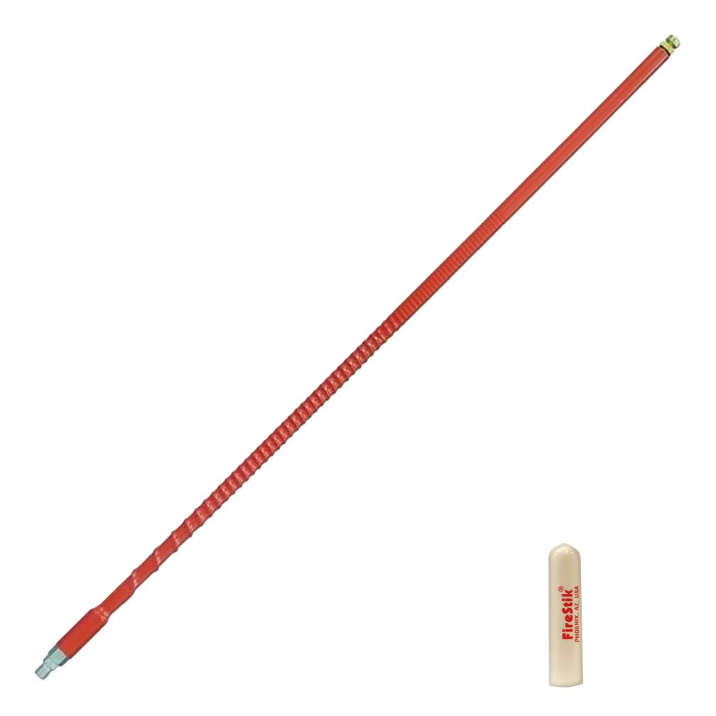 FireStik II 4 Foot Tunable Tip CB Antenna, Red, FS-4RD Image