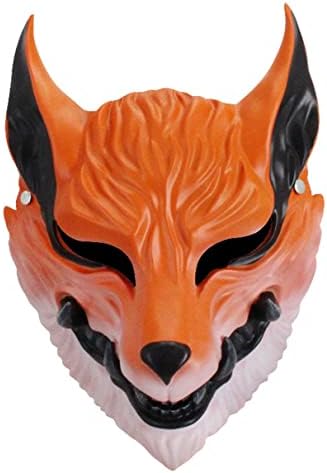 Amazon.com: Generic Japanese Kitsune Fox Mask - Mythical Creatures