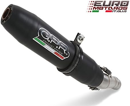 Suzuki GSX-R 1000 K9 2009-2011 Single RX GPR Exhaust Deeptone Nero Silencer
