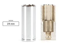 TEKTON 1/2 Inch Drive x 22 mm Deep 6-Point Socket