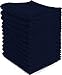 Utopia Towels [12 Pack Premium Wash Cloths Set (12 x 12 Inches) 100% Cotton Ring Spun, Highly Absorbent and Soft Feel Essential Washcloths for Bathroom, Spa, Gym, and Face Towel (Navy)