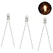 MP03W 100pcs Clear 2.5mm 12V 40mA Miniature Grain of Wheat Bulbs Warm White for Model Train Layout or Miniature Photography