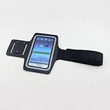 Black Sports Workout GYM Armband Case for Samsung Galaxy Note 2 N7100
