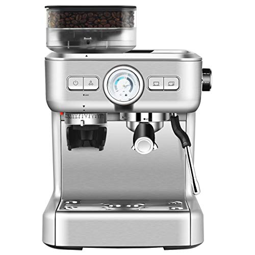GOPLUS Kaffeevollautomat mit Milchaufschäumer, Kaffeemaschine mit 30-stufig Einstellbarer Feinheit, Automatisches… – Bild 6