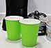 Yes!Fresh Hot Party Paper Cups, 8 Ounce, 50 Count, Multiple Colors (Green)