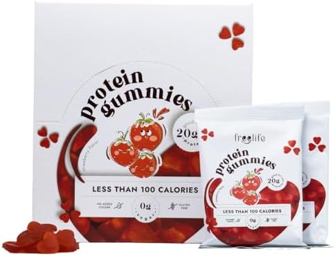 Freelife Protein Gummies, Strawberry, 32g, Pack of 24 price in Saudi ...
