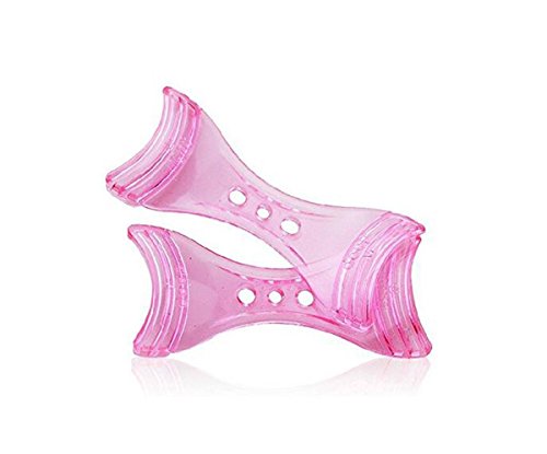 2PCS Women Lady Pink Eyeliner Template Guide Stencil Shaper Girls Eyeliner Assistant Helper for Beginners Cosmetic Makeup Tools