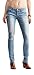 Aeropostale Women's Light Wash Destroyed Skinny Jean