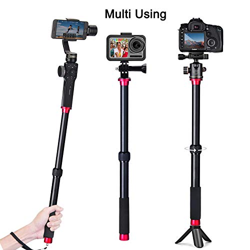 Gimbal Extension Pole Rod 17.3inch Telescopic Stick for Gimbal