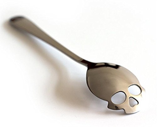 Sugar skull design spoon high-grade stainless steel for…