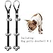 Solredo Dog Doorbells Potty Training 2 Pack Potty Bells 7 Extra Loud Bells Adjustable Dog Training