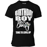 BROOKLYN VERTICAL Boys Short Sleeve T-Shirt Birthday -Video Gamer|Sizes S-XL