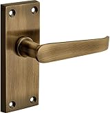 Designer Levers Victorian Straight Lever Door Handles Antique Brass 1 Pair