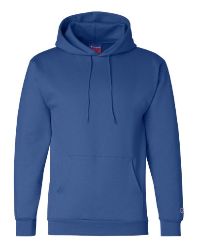 Champion Hooded Sweatshirt, Royal Blue, Medium