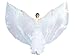 Dance Fairy Belly Dance White Colorful Yarn Iridescent Isis Wings