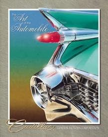 TIN SIGN NOSTALGIC ~ 1959 CADILLAC TAIL FINS