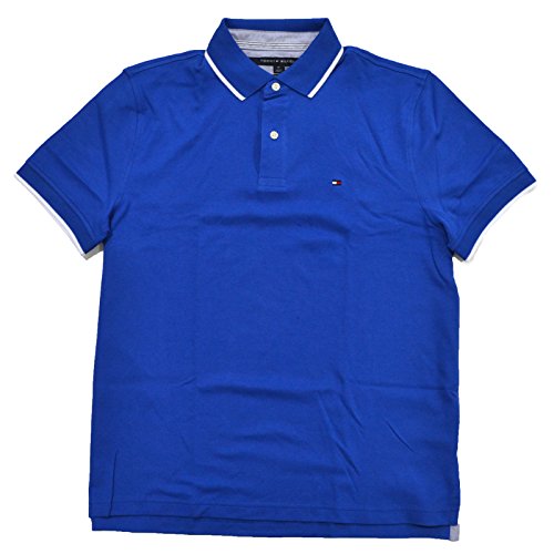 Tommy Hilfiger Mens Classic Fit Interlock Polo Shirt Tommy Hilfiger Mens Classic Fit Interlock Polo Shirt
