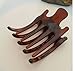 niceeshop(TM) Women Lady Girls Non Slip Grip Large Claw Hair Clip Clamp,Coffee
