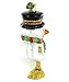 Old World Christmas Snowman with Broom Glass Blown Ornament
