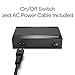 PowerBear 10 Port USB Wall Charger [60W] USB Charging Station 2.4 A Charge for iPhone, iPad, Samsung, LG, HTC & More - Black [24 Month Warranty]
