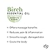 Birch Essential Oil (100% Pure, Undiluted Therapeutic/ Best Grade) High Quality Premium Aromatherapy Oils by Edens Garden- 10 ml