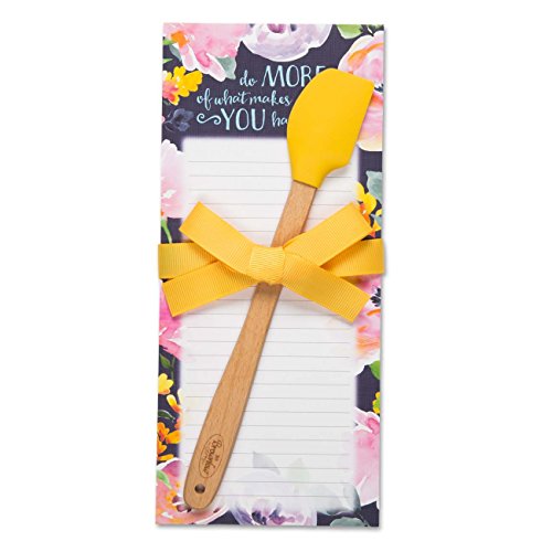 Brownlow Gifts Companion Magnetic List Pad & Spatula Set, Do What Makes You Happy