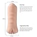 Utimi 3D Realistic Molded Masturbator Faced 3-in-1 Vaginal Anal Oral Sex Toy
