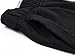 Mrignt Men's Casual Cotton Elastic Gym Shorts(Black,XXL)