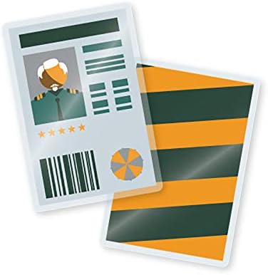 TruLam Laminating Pouches - Military Card Size - 2-5/8-Inch by 3-7/8-Inch - No Slot - 10 Mil Thickness - 500 Per Box - Compatible with Most Pouch Laminating Machines