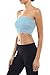 Bozzolo Women's Floral Lace Lining Crop Stretch Layer Bandeau Tube Bra Top Bralette