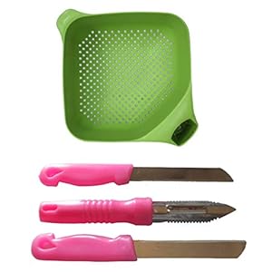 NOHUNT Plastic Vegetable Strainer Fruit Basket |Vegetable Strainer | Kitchen Sieve | Washing Bowl with Kitchen Steel…