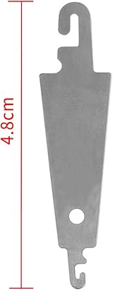 jeufun 10pcs Stainless Steel Needle Threader for Large Eye Needles view 2