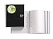 Miquelrius 8.5 x 11 Project Journal Notebook, Lined, Graph + Plain Pages