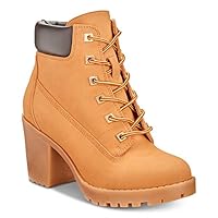 ZIGIny Womens Kerin Closed Toe Ankle Fashion Boots, Wheat/Brown, Size 8.5