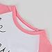 puseky Funny Toddler Baby Kids Girl Long Sleeve Letter Print T-Shirt Casual Tops (5~6T) White