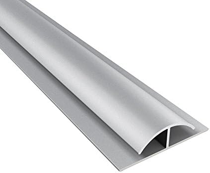 Fasade - 4 ft Decorative Vinyl Divider Trim Argent Silver
